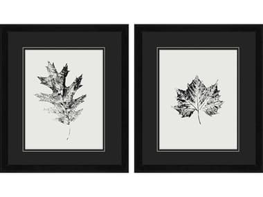 Paragon Florals Black Print Leaf-II Wall Art Set of 2 PAD48713