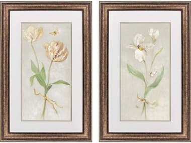 Paragon Florals Tulip & Iris Wall Art Set of 2 PAD48722