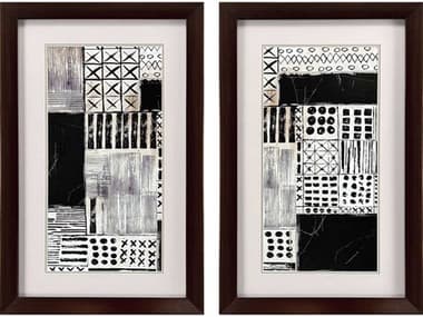 Paragon Geometrics Black Illumination Wall Art Set of 2 PAD48725