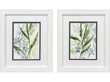 Paragon Waterside Meadow Blues-I Wall Art Set of 2 PAD48729