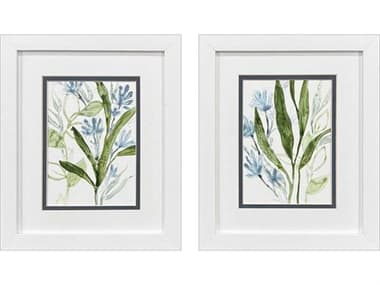 Paragon Waterside Meadow Blues-II Wall Art Set of 2 PAD48730