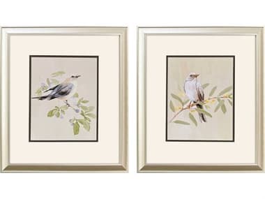 Paragon Animals Botanical Birds Wall Art Set of 2 PAD48746