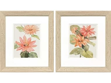 Paragon Florals Just Peachy Wall Art Set of 2 PAD48749