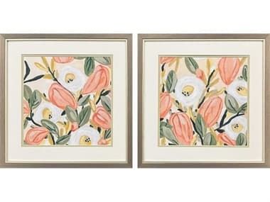 Paragon Florals Gleeful Garden Wall Art Set of 2 PAD48751