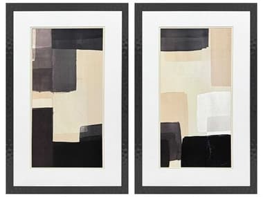 Paragon Abstract Neutral Shapes Wall Art Set of 2 PAD48765