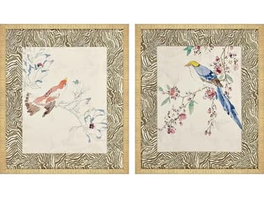 Paragon Animals Rustic Paradise-I Wall Art Set of 2 PAD7189