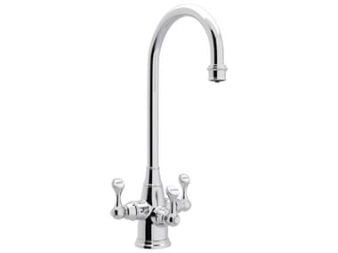 Perrin and Rowe Georgian Era Polished Chrome Three Handle Bar/Food Prep Filter Kitchen Faucet PARU1220LSAPC2