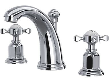 Perrin and Rowe Edwardian Polished Chrome Widespread Lavatory Faucet PARU3761XAPC2