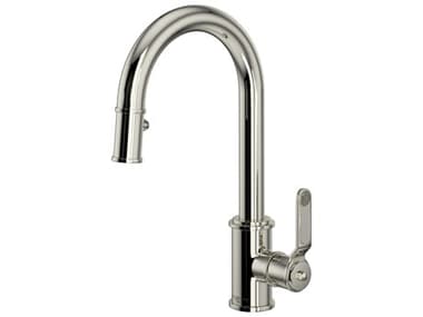 Perrin and Rowe Armstrong Polished Nickel Pull-Down Bar/Food Prep Kitchen Faucet PARU4543HTPN2