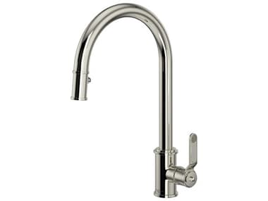 Perrin and Rowe Armstrong Polished Nickel Pull-Down Kitchen Faucet with C-Spout PARU4544HTPN2