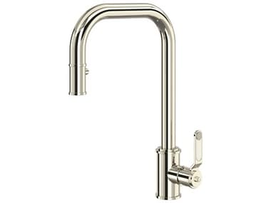 Perrin and Rowe Armstrong Polished Nickel Pull-Down Kitchen Faucet with U-Spout PARU4546HTPN2