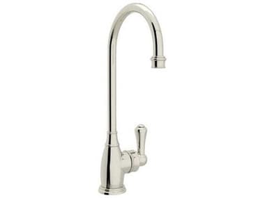 Perrin and Rowe Georgian Era Polished Nickel Bar/Food Prep Kitchen Faucet PARU4700PN2