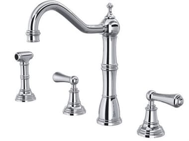 Perrin and Rowe Edwardian Era Polished Chrome Kitchen Faucet PARU4776LAPC2