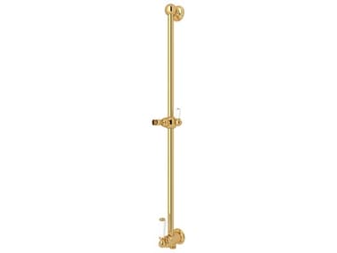 Perrin and Rowe Edwardian English Gold Sliding Rail with Volume Control and Hose Outlet PARU5535EG