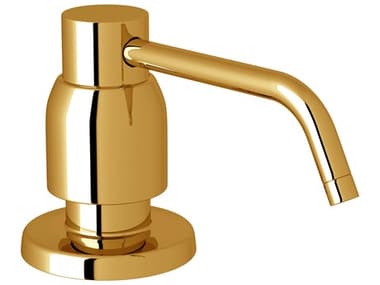 Perrin and Rowe Holborn Unlacquered Brass Soap Dispenser PARU6495ULB