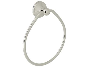 Perrin and Rowe Georgian Era Polished Nickel Towel Ring PARU6634PN