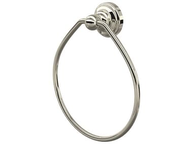 Perrin and Rowe Edwardian Polished Nickel Towel Ring PARU6935PN