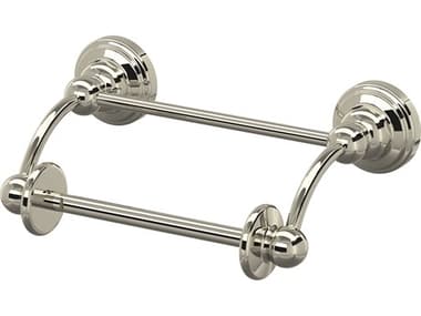 Perrin and Rowe Edwardian Polished Nickel Wall Mount Swing Arm Toilet Paper Holder with Lift Ar PARU6960PN