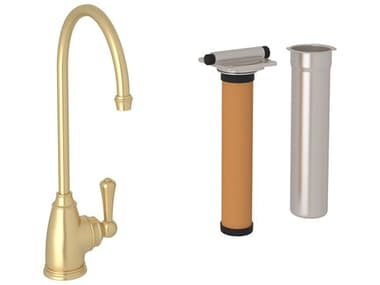 Perrin and Rowe Georgian Era Satin English Gold Filter Kitchen Faucet Kit PARUKIT1625LSEG2