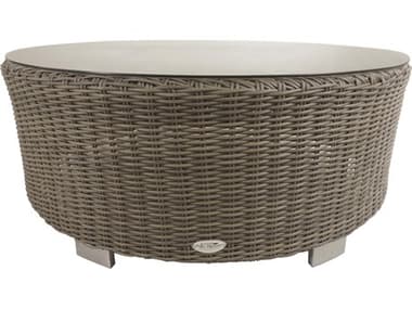 Axcess Inc. Round 42''Wide Coffee Table Grey PAVALG1CT1