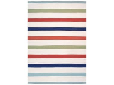 Pasargad Home Hampton Flatweave Striped Area Rug PDHMPT01B