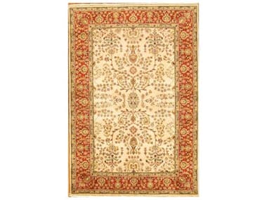 Pasargad Home Azerbaijan Bordered Area Rug PDP425RUST4X6
