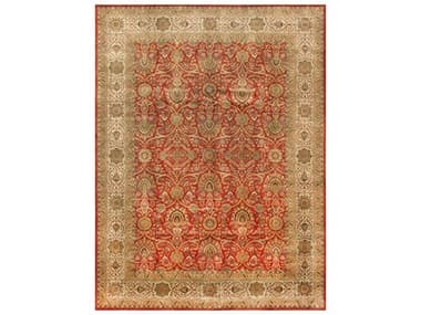 Pasargad Home Baku Bordered Area Rug PDP701RUST9X12