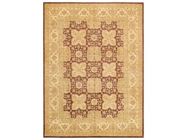 Pasargad Home Denver Bordered Area Rug PDPANF6001PLUM9X12