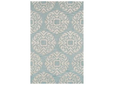 Pasargad Home Transitional Damask Area Rug PDPBW784GRN5X8