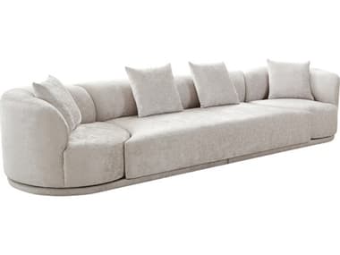 Pasargad Home Noho Cielo Beige Upholstered Sofa PDPDY22091