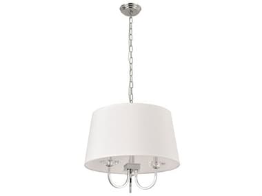 Pasargad Home Bliss Azure 3-Light Silver Candelabra Drum Chandelier PDPGS10