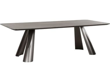 Pasargad Home Sorano Novara Rectangular Wood Dark Brown Dining Table PDPLZ386DT