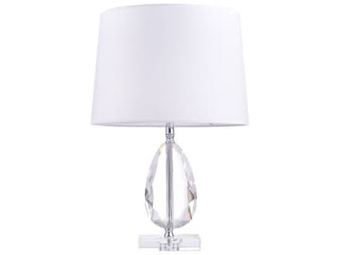 Pasargad Home Regal Trento Translucent Silver Clear Table Lamp PDPMT13