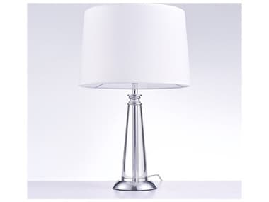 Pasargad Home Regal Canova Silver Clear Table Lamp PDPMT16