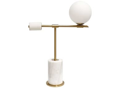 Pasargad Home Regal Bianca White Gold Buffet Lamp PDPMT30208