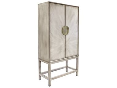 Pasargad Home Calypso Oliver Grey Gold Bar Cabinet PDPPHC1