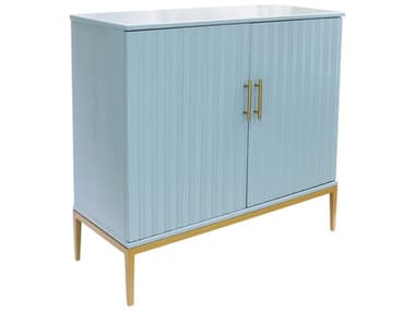 Pasargad Home Calypso Edgar Aqua Gold Blue Accent Chest PDPPHD1