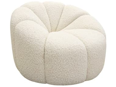 Pasargad Home Noho Pompeii Swivel Cream Accent Chair PDPZW20094