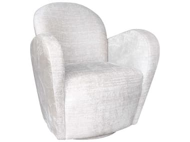 Pasargad Home Noho Maxim Swivel White Accent Chair PDPZW989