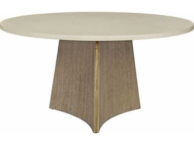 Port Eliot Round Wood Ceruse Dining Table PETPC5558CRLN