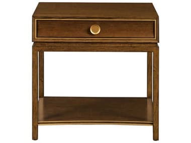 Port Eliot Rectangular Wood French Walnut End Table PETPC6025FW