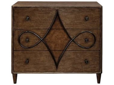 Port Eliot Palladian Oak Brown Wood Accent Chest PETPE011PO