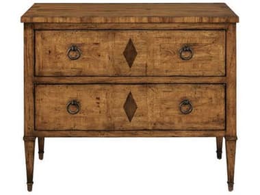 Port Eliot 2-Drawers Brown Nightstand PETPE035KP