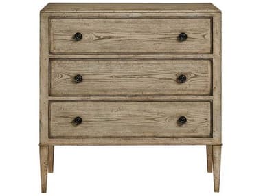 Port Eliot 3-Drawers Beige Ash Wood Dresser PETPE106LA