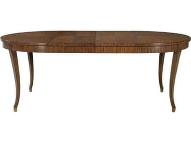 Port Eliot Oval Wood Mahogany Dining Table PETPE575M