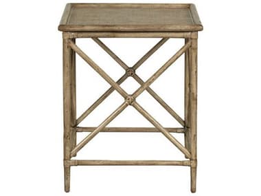 Port Eliot Square Rattan Light Ash End Table PETPE620LA