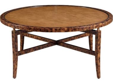 Port Eliot Round Wood Tortoise Coffee Table PETPE640TR