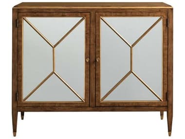 Port Eliot 48&quot; Wide Mirrored Brown Accent Chest PETPE778