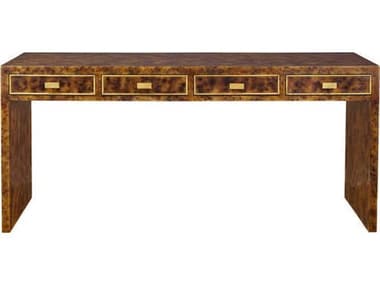 Port Eliot 68&quot; Rectangular Wood Tortoise Console Table PETPE812TR