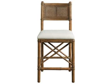 Port Eliot Leather Rattan Counter Stool PETPECT39